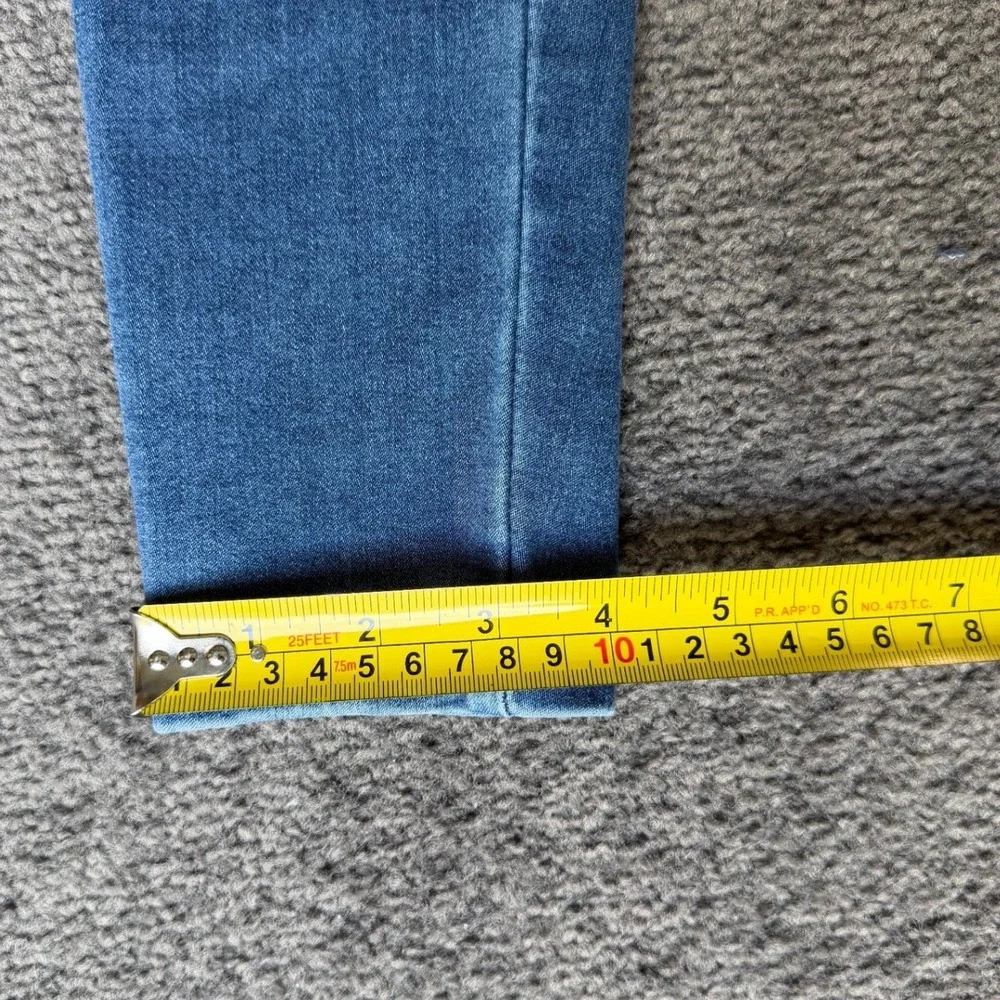 Levis Runaround Super Skinny Jeans Womens XS High Rise Medium Wash Blue Denim - Picture 10 of 12